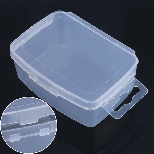 Коробка для хранения, заколка для волос, резинка, тара, пластиковая маленькая банка для хранения