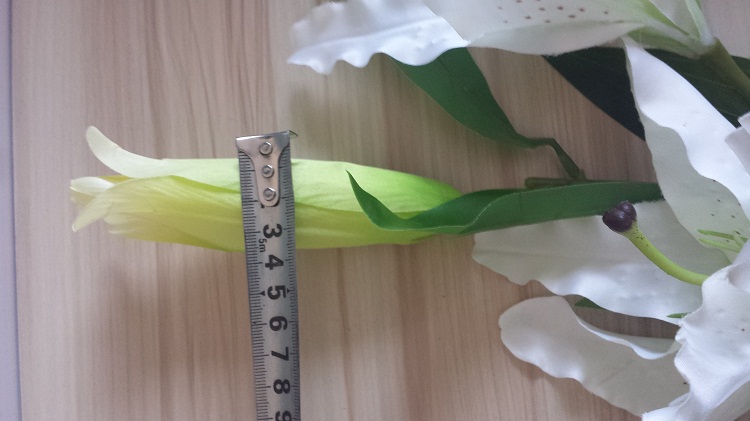 Mô phỏng nước hoa lily cao đất dài nhánh giả hoa khách sạn nhà phòng khách trang trí hoa nhựa - Hoa nhân tạo / Cây / Trái cây đào giả