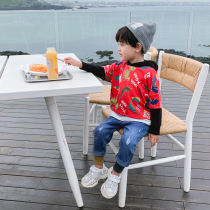 Childrens hooded sweater boys Korean spring and Autumn childrens clothing long-sleeved Korean spring Western style top