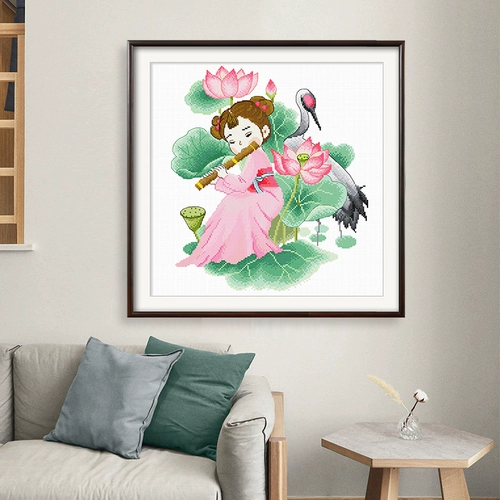 Cross Stitch 2025 Новые маленькие кусочки вход в гостиную в ручной вышивке