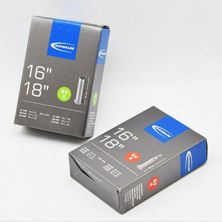 (Schwalbe Shiwen) Small cloth folding car inner tube 349 specifications Pharmouth Mouth inner tube high pressure-Taobao