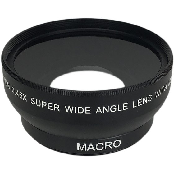 46mm 0.45x 카메라 광각 + 매크로 추가 렌즈 Panasonic G1GF1GF2GF3 비스킷