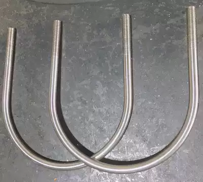 304 stainless steel square card right angle u type card U type bolt right angle screw U type Square card