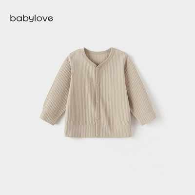 BabyLove Baby Cardigan Spring & Fall Long Sleeves Baby and Infants Coat Elastic Outerwear Casual Tops Minimalist Easiest for Match — 2