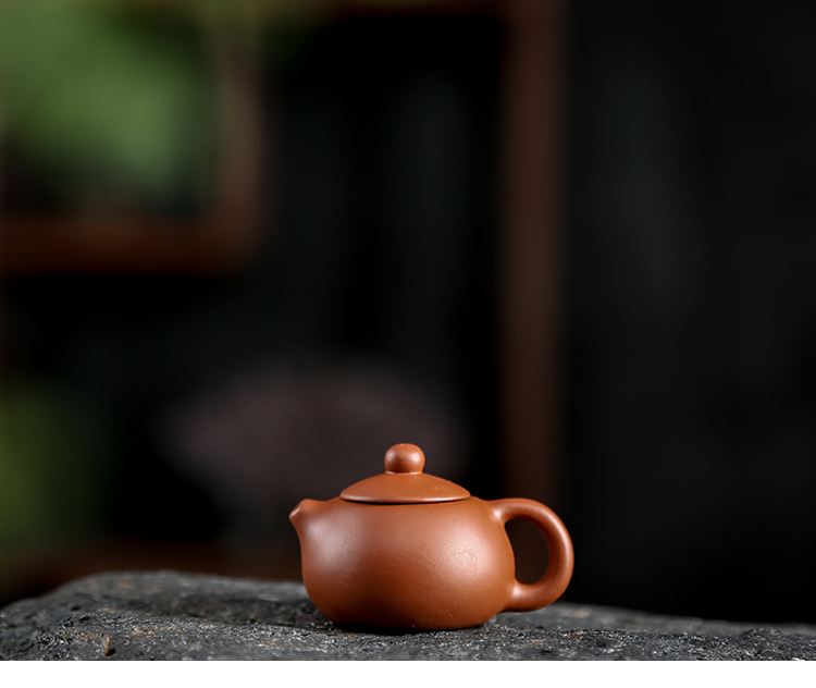 帙 指 ngón tay ấm trà nhỏ màu tím cát trà trang trí vật nuôi sáng tạo bộ trà Kung Fu nhỏ đơn nồi trà chơi trang sức am tra