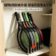 Gym, Sports Hall, Home Use, No-Drill Tennis Racket Rack, Multi-Racket Storage Rack, Children's Display Rack, Vertical Stand