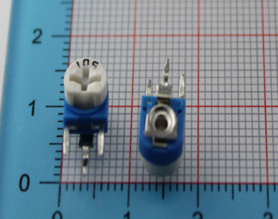 Blue and white adjustable vertical 1M 105 10 blue and white adjustable resistance adjustable potentiometer potentiometer