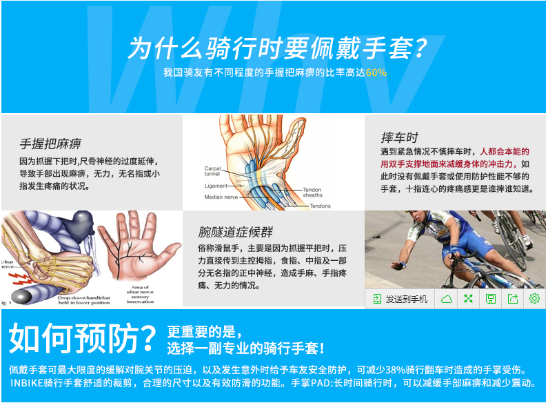 Gants pour vélo mixte BIKE BOY - Ref 2243685 Image 32