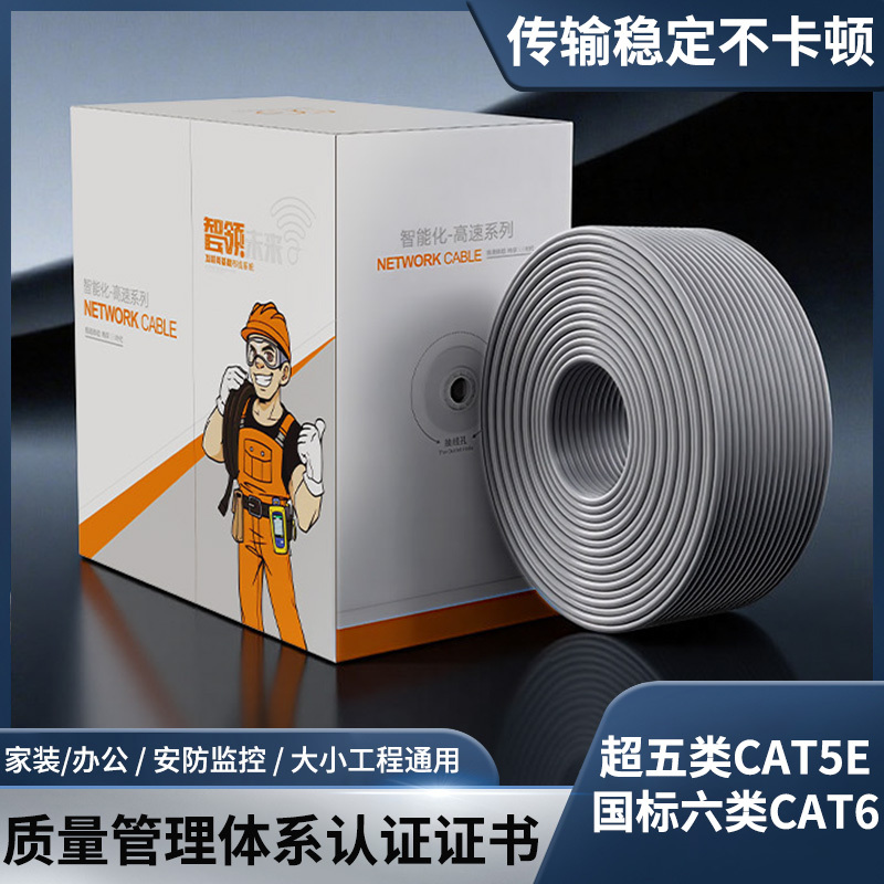 Category 5E Oxygen-Free Pure Copper Monitoring Network Cable, Category 5 Cable, Category 6A Gigabit Network Cable, Category 6 Home Use Cable, 300m Whole Box Category 5E Oxygen-Free Pure Copper Monitoring Network Cable, Category 5 Cable, Category 6A Gigabit Network Cable, Category 6 Home Use Cable, 300m Whole Box