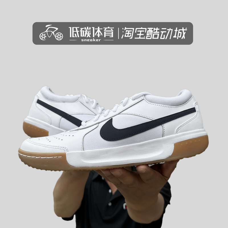 Nike Nike Zoom Court Lite 3 Raw Rubber Low-Top Non-Slip Tennis Shoes White and Blue Dv3258-102