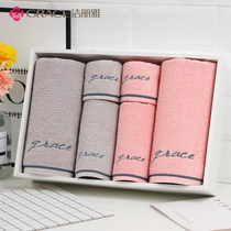 Clean Liya Towel Bath Towels Six Pieces Of Pure Cotton Wash Face Home Soft Absorbent Towel Bath Towels scarves