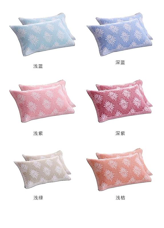 Gói khăn gạc Jie Liya Một cặp khăn trải giường bằng vải cotton đôi dành cho người lớn