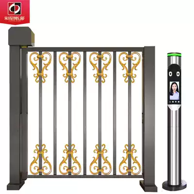 Cenisdo side small door swiping access control electric pedestrian fence machine face recognition system automatic advertising door