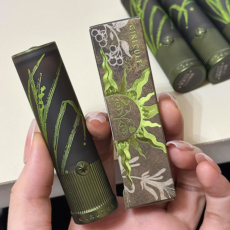 Girlcult Herbal Encyclopedia Series Mirror Lipstick Qili Xiang Lip Gloss Water Gloss Lipstick Lip Glaze New Product