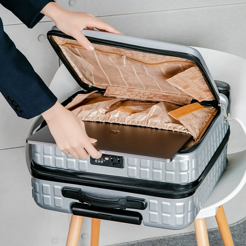 Чемодан, маленький беззвучный ноутбук подходит для мужчин и женщин, бизнес-версия, 18 дюймов