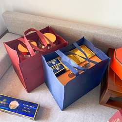 Gift-Giving for Meeting Parents, Supermarket Shopping, Environmental-Friendly Extra-Large Non-Woven Tote Bags, Extra-Large Capacity Grocery Bags