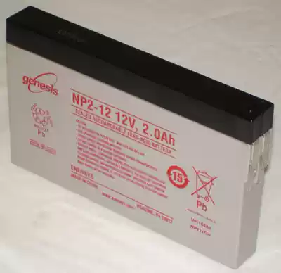 genesis battery NP2-12 12V2AH medical equipment instrumentation electronic equipment battery