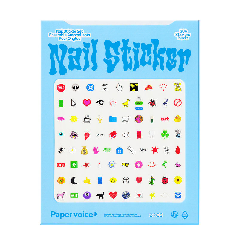 Papervoice "Love Reverie" Series 3.0 Creative Atmosphere Nail Art Stickers Waterproof Nail Decoration Stickers