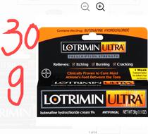 Special spot# USA Lotrimin foot anti-itching beriberi reinforced fungus foot cream 30g