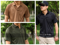 Outdoor casual T-shirt quick-drying clothes Polo shirt lapel collar short sleeve quick-drying T-shirt casual clothes