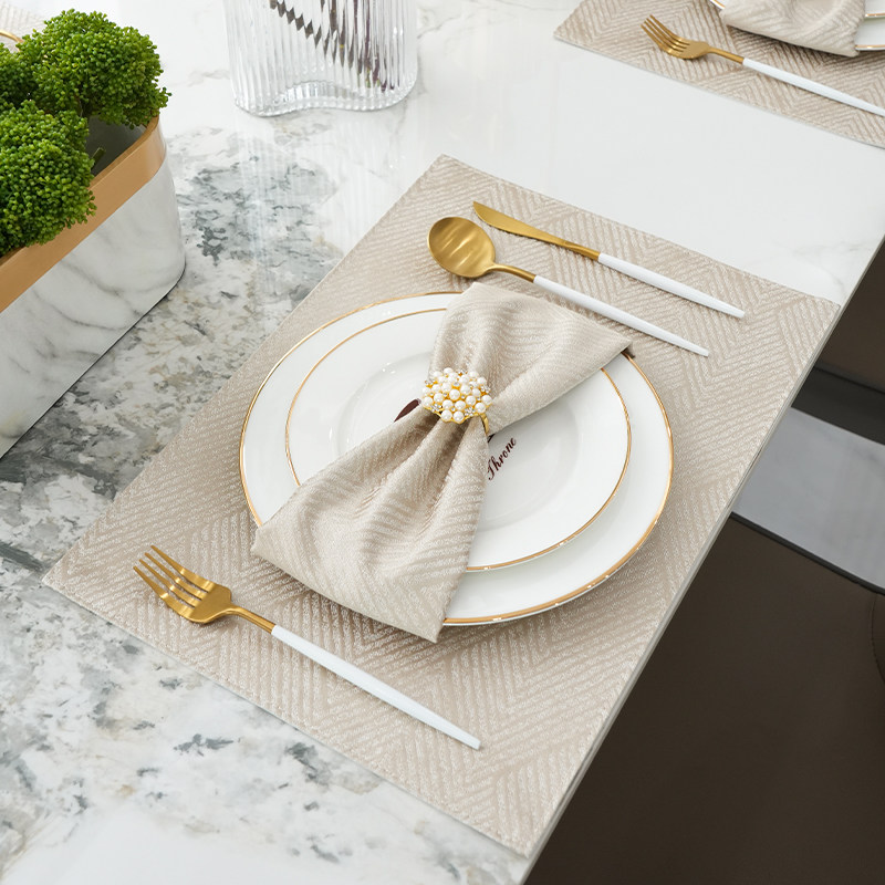 American light luxury table mat simple modern western restaurant hotel high-end steak mat table mat Nordic napkin pad cloth