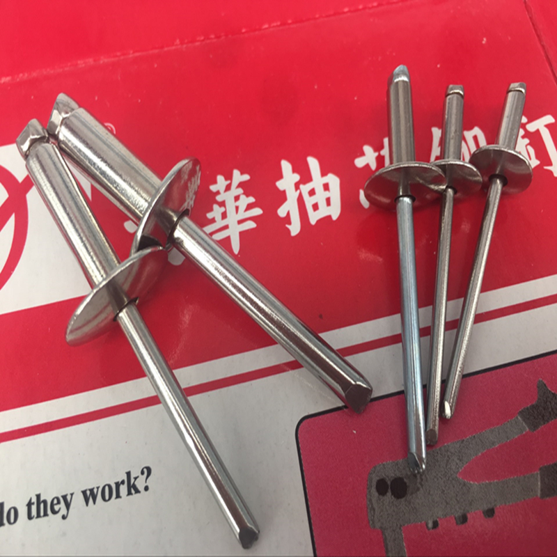Large cap along full stainless steel pumping core rivet 3 2-4 0 full stainless steel 304 large cap rivet