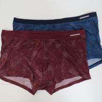 Counter giants underwear mens cotton viscose fiber stretch printing flat angle underwear MB53703