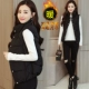 2018 thu đông mới xuống áo vest cotton nữ ngắn phần vest mỏng giảm béo vest vest ấm áp hàn quốc áo khoác đẹp