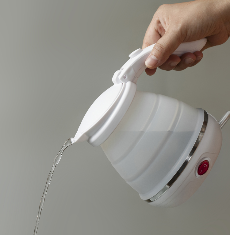 Nhật Bản MCO du lịch gấp mini ấm đun nước điện dung lượng nhỏ ấm đun nước ngoài di động toàn cầu phổ biến 0,5L - ấm đun nước điện siêu thuốc điện