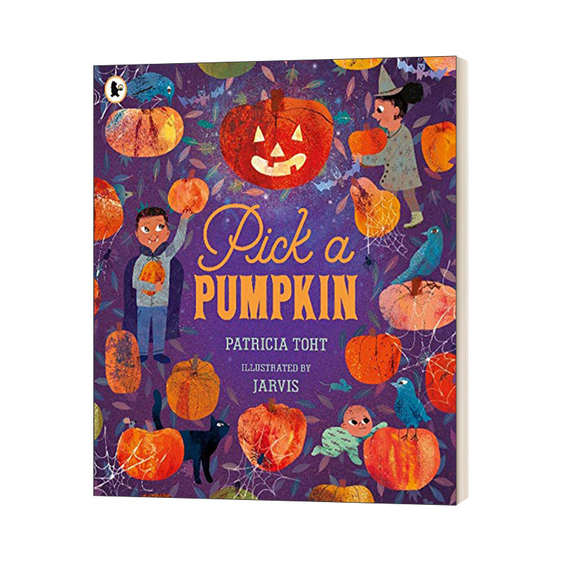 English Original Version Pick a Pumpkin, a Halloween-Themed Picture Book by Patricia Toht, English Edition, Imported Original English Book