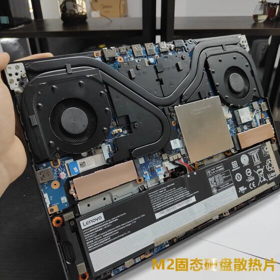 100%纯铜M.2 2280固态硬盘散热片笔记本NVMe SSD散热紫铜片薄冰铜