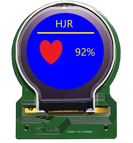 1 5 inch smart hardware IoT personality CSTN LCD screen suitable for low cost occasions 8 bit side port