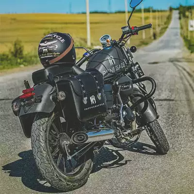 Rebel 200 retro motorcycle side bag Harley 883 Harley motorcycle side bag hanging bag triangle bag Knight bag Waterproof