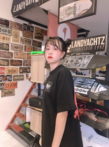 “Try or die” short-sleeved 2019 new skateboard longboard peripheral short-sleeved