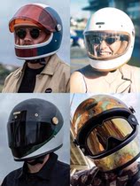 HEDON UK Full Helmet Harley BMW Indian Full Carbon Retro Calfskin Lining Four Seasons Universal Customization