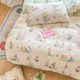 Ins style pure cotton 100 bed four-piece set floral internet celebrity bed quilt cover bed sheet three-piece fitted sheet set