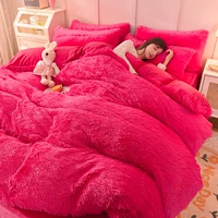 Минк барвет-роз красный