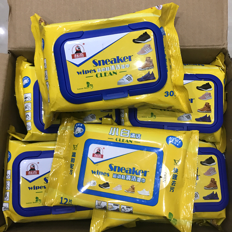 Home fried chicken easy to use mild formula~Quick decontamination sneakers shoes cleaning wipes