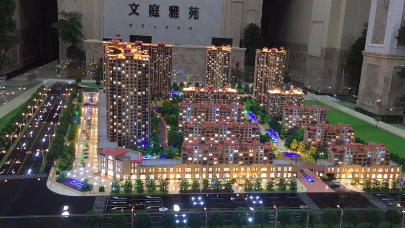 Building model making sample house display center model sales household model smart community sand table design Wuhan Come on