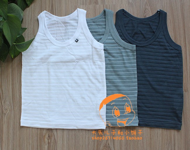 Explosive style Japanese silk cotton light and thin gentleman's vest boy's vest 80-140 yards