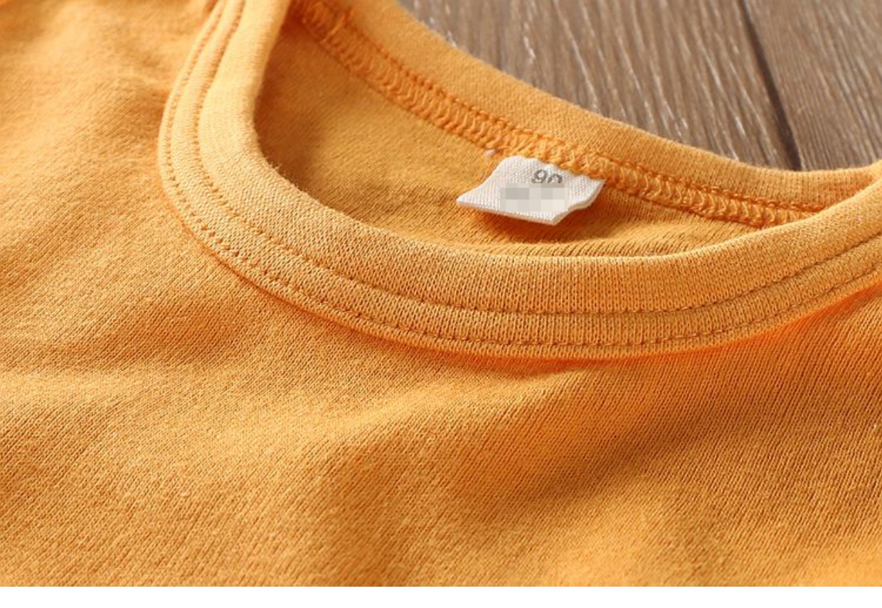 Mùa thu và mùa đông cơ sở áo cotton đáy quần trong bé trai cotton dài tay áo thun từ bi nhiều màu rắn sọc cơ bản áo phông cộc tay bé gái
