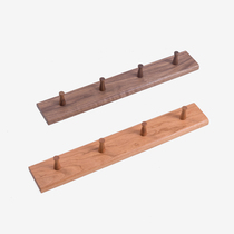 MUMO Wood Ink Flat Head Wall-mounted Board Genguan Living-room Door Rear Wall Bedroom Wall Solid Wood Hung Hanger