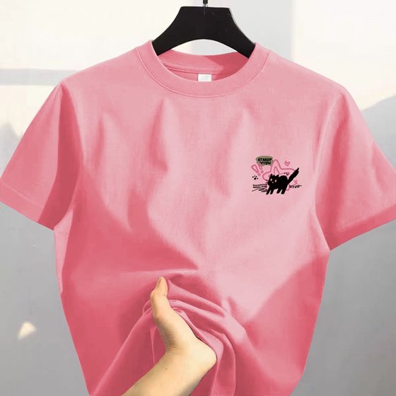 쇼핑몰 철수 ~ 꼬리 상품의 허가 및 재고를 픽업하여 커플을위한 순수면 단락 티셔츠