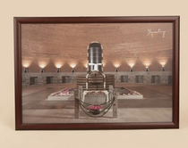 (In Stock)isha Dhyanalinga Photo - 18x12 (With Frame)