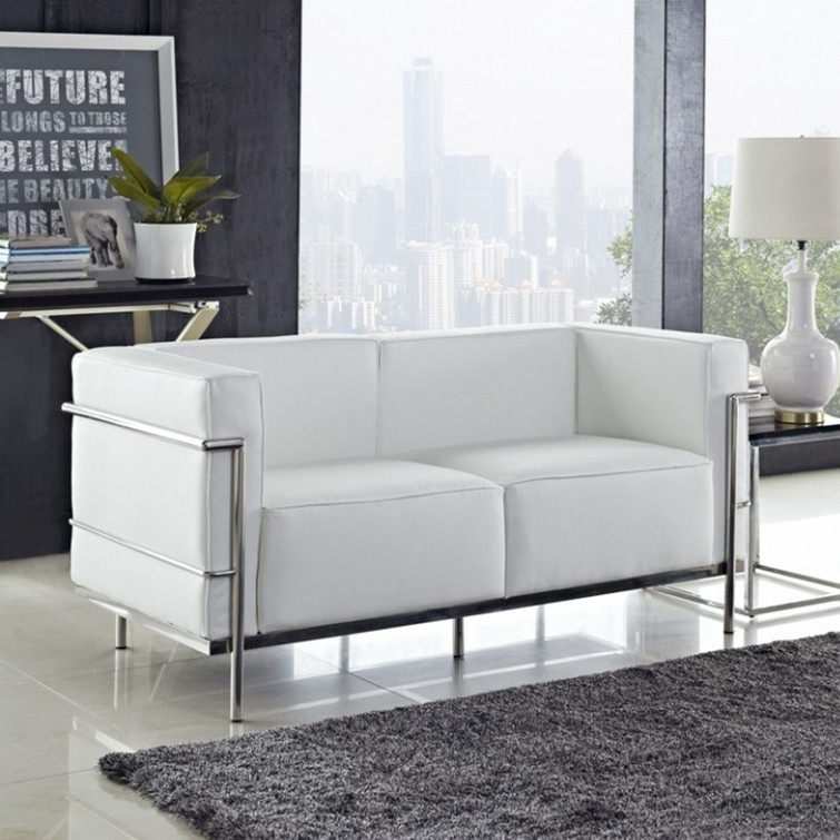 Modern minimalist fashion creative iron LC3 reception talks about leisure single - person living room combination sofa chair