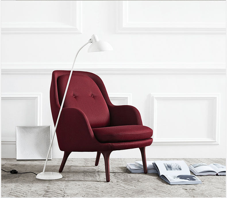 Creative Nordic Designer Personal living room Chair Single-person panel room Leisure chair Sales Building FRP steel sofa chair