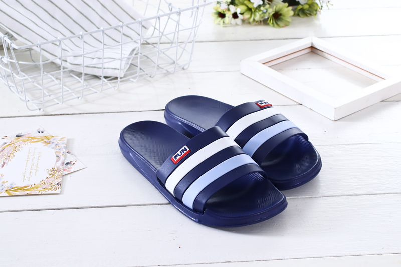 Cầu nam đẹp mùa hè đế dày trong nhà dép trong nhà dép mềm đế mềm chữ ev kéo vận chuyển quốc gia dép da bò