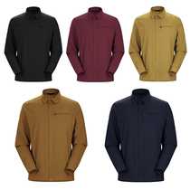 Business casual series Spring and summer thin mens quick-drying high-elastic breathable workwear style sports quick-drying long-sleeved shirt