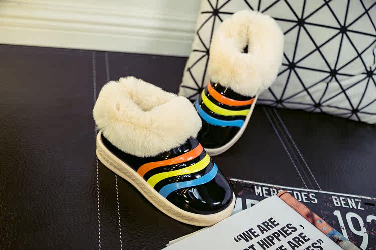 Chaussons enfants en autre pour hiver - semelle caoutchouc Wear - Ref 1006147 Image 28