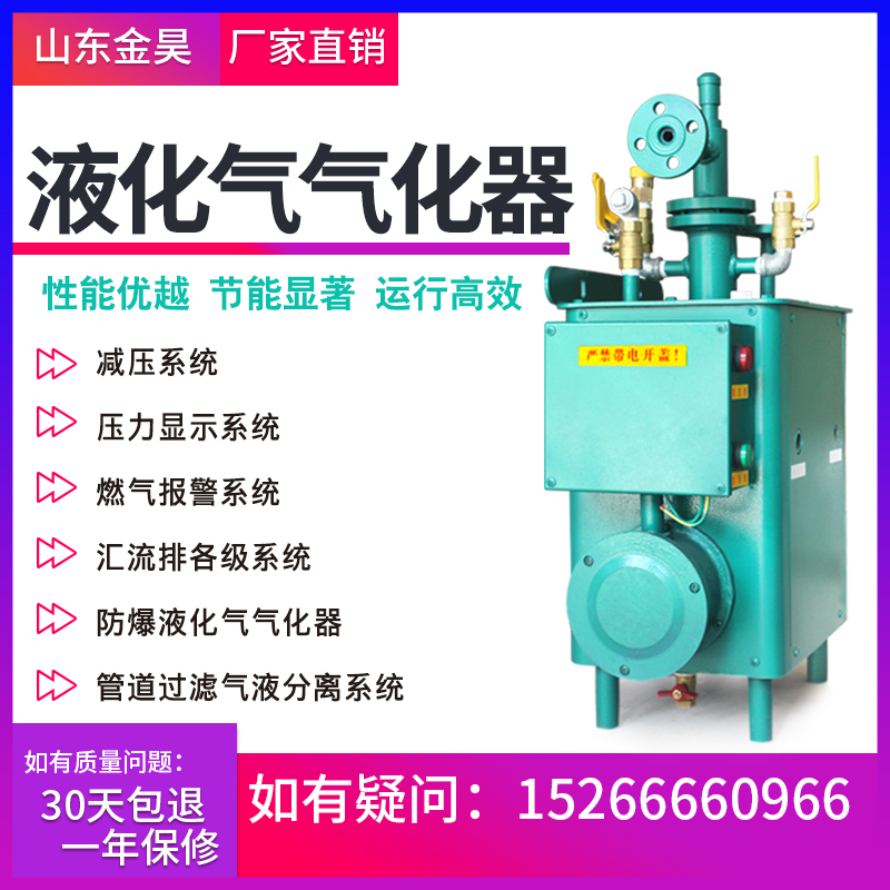 20-500kg Oil liquefied gas liquid gas LNG Liquefied gas LNG Gasification furnace New energy